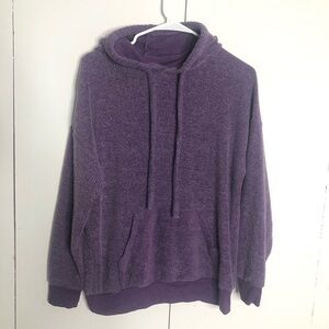 Soft Serve purple cotton cloud soft hoodie sweatshirt, size Small